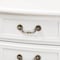 Baxton Studio Gabrielle White-Finished 3-Drawer Wood Nightstand 162-10259 - alternate 9